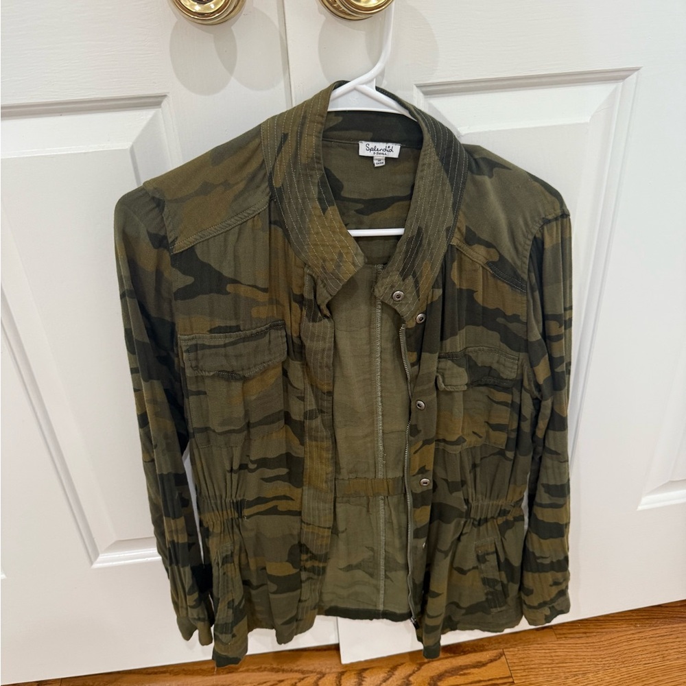 Splendid Camouflage Jacket - Green and Brown